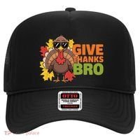 Give Thanks Bro Cute Turkey Thankful Thanksgiving Hat thumb 0