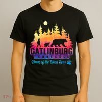 Gatlinburg Tennessee Bear Great Smoky Mountains T-Shirt thumb 3