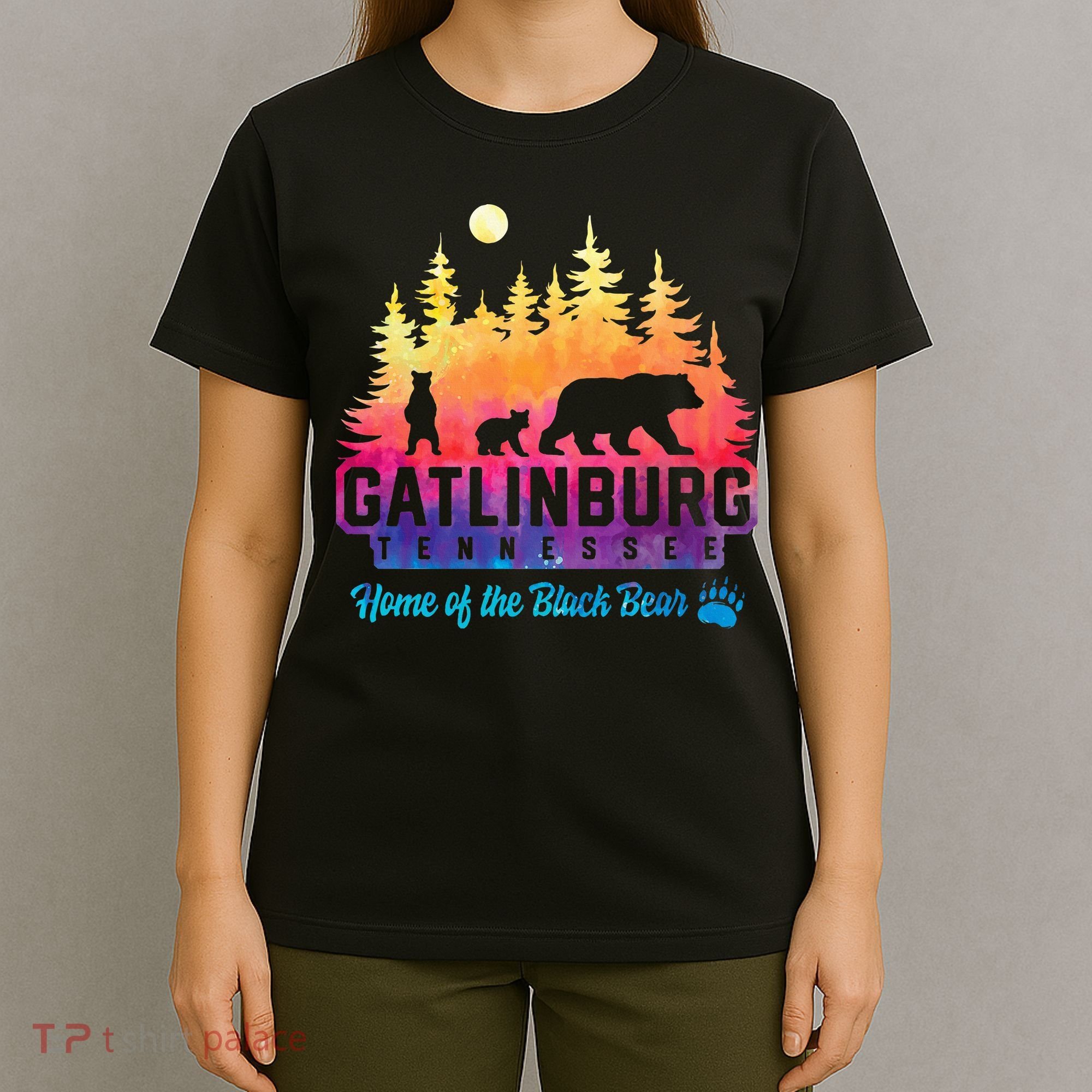 Gatlinburg Tennessee Bear Great Smoky Mountains T-Shirt