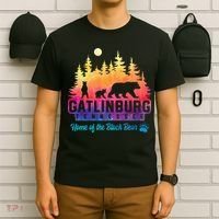 Gatlinburg Tennessee Bear Great Smoky Mountains T-Shirt thumb 6