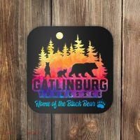 Gatlinburg Tennessee Bear Great Smoky Mountains Coaster thumb 0
