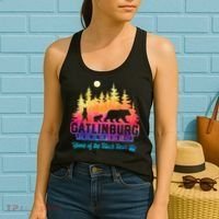 Gatlinburg Tennessee Bear Great Smoky Mountains Women's Tank Top thumb 2