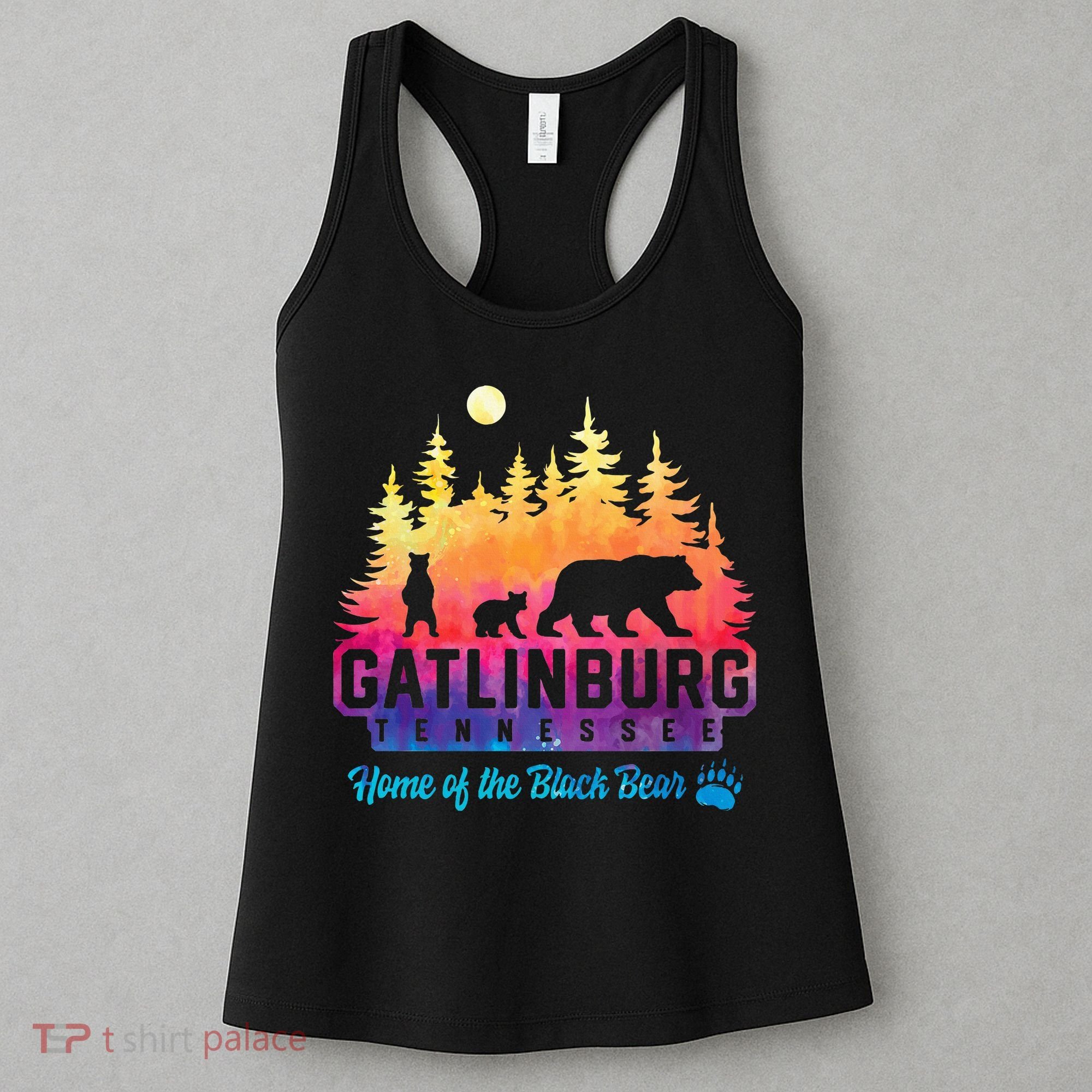 Gatlinburg Tennessee Bear Great Smoky Mountains Women's Tank Top