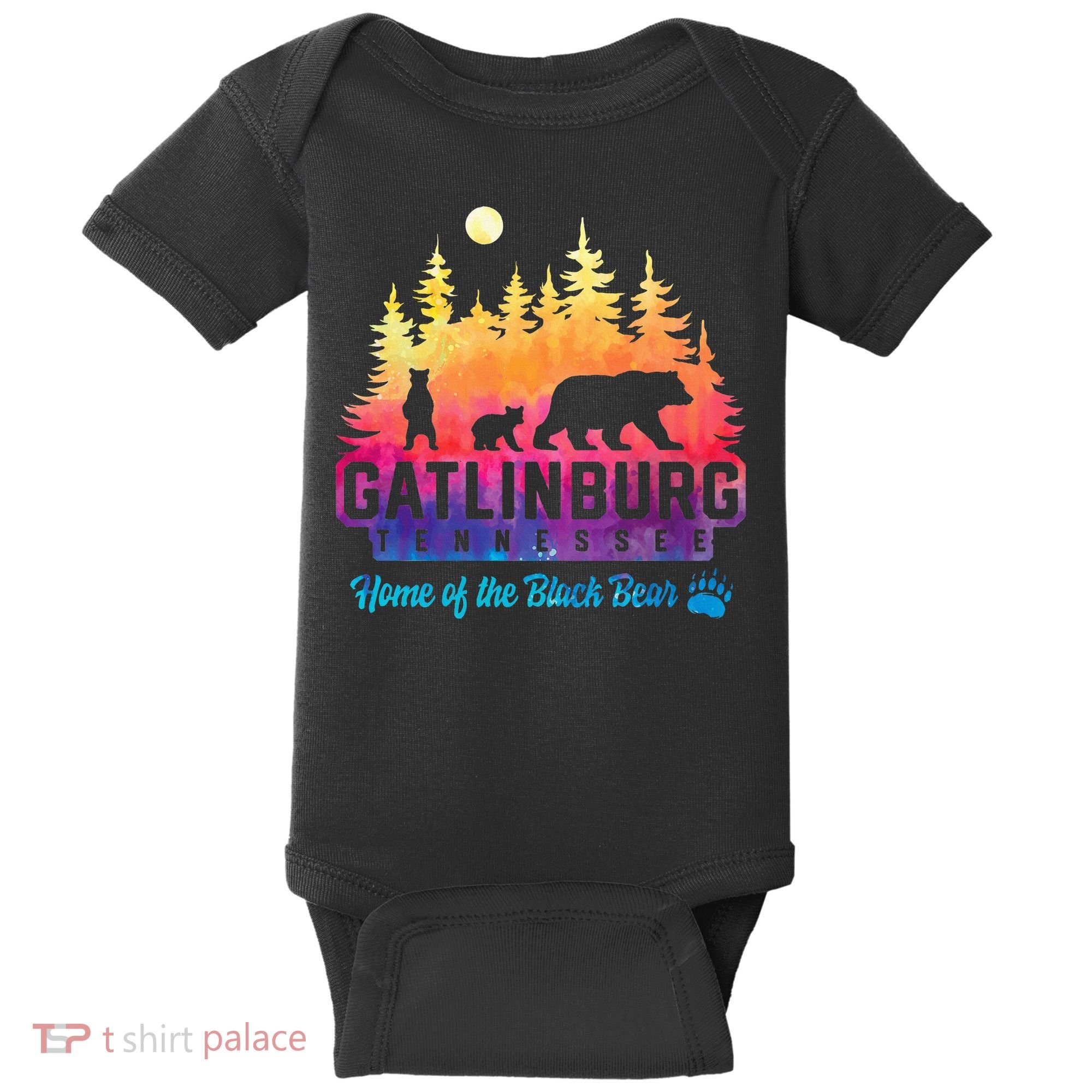 Gatlinburg Tennessee Bear Great Smoky Mountains Baby Bodysuit
