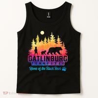 Gatlinburg Tennessee Bear Great Smoky Mountains Tank Top thumb 2