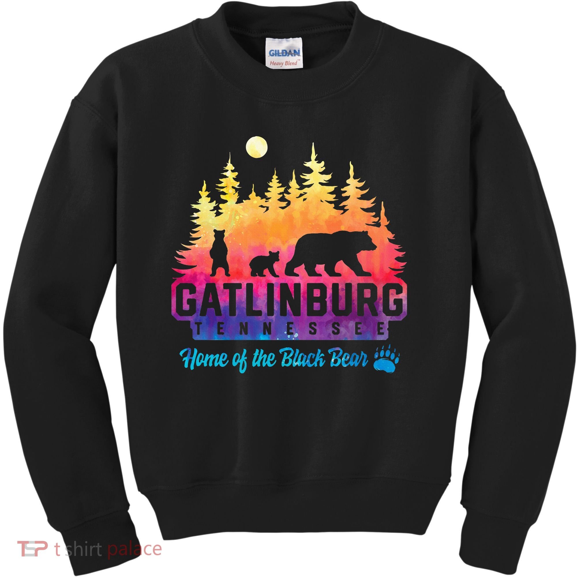 Gatlinburg Tennessee Bear Great Smoky Mountains Kids Sweatshirt
