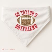 Go TS Boyfriend Funny Football Team USA-Made Doggie Bandana thumb 0