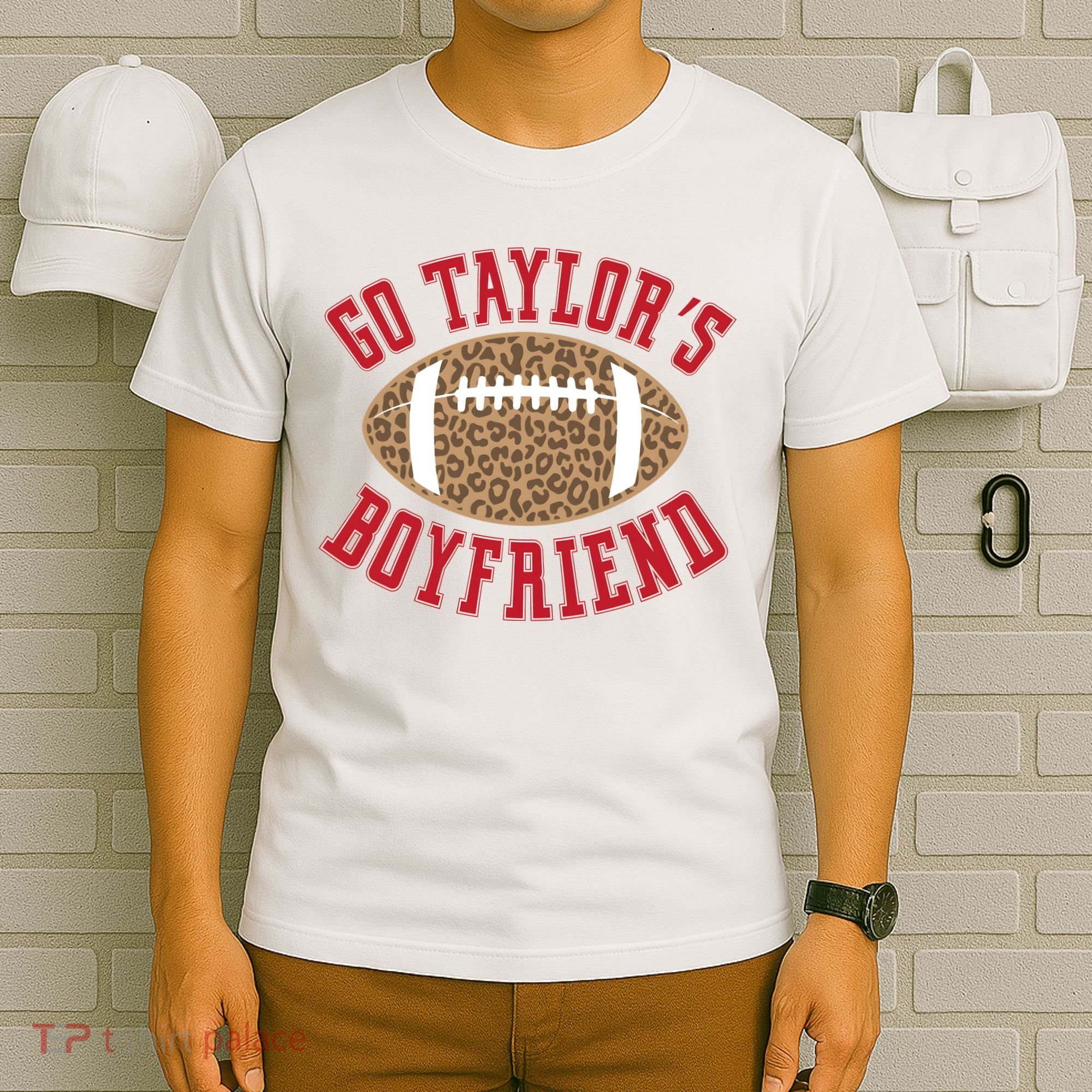 Go TS Boyfriend Funny Football Team T-Shirt
