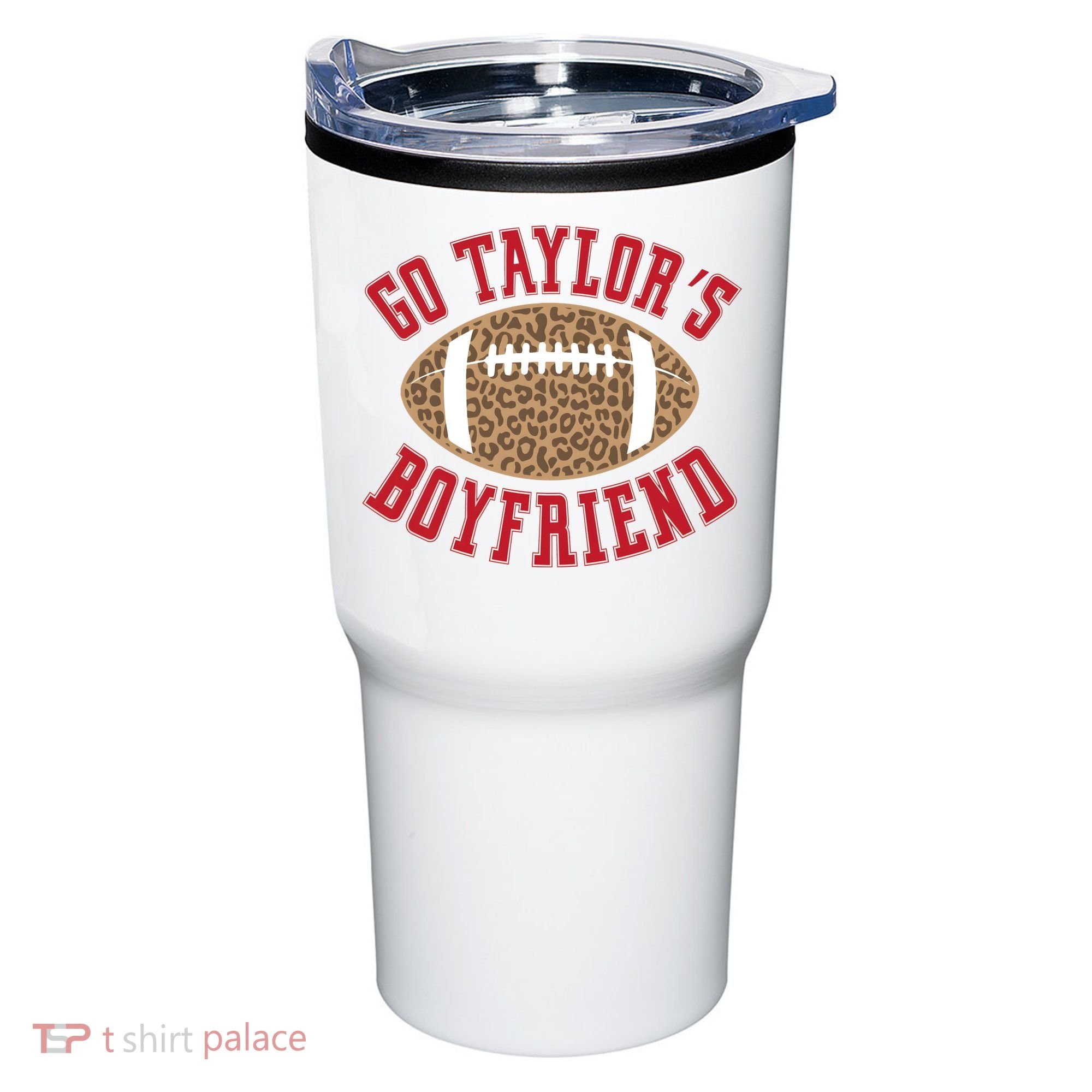 Go TS Boyfriend Funny Football Team Tumbler
