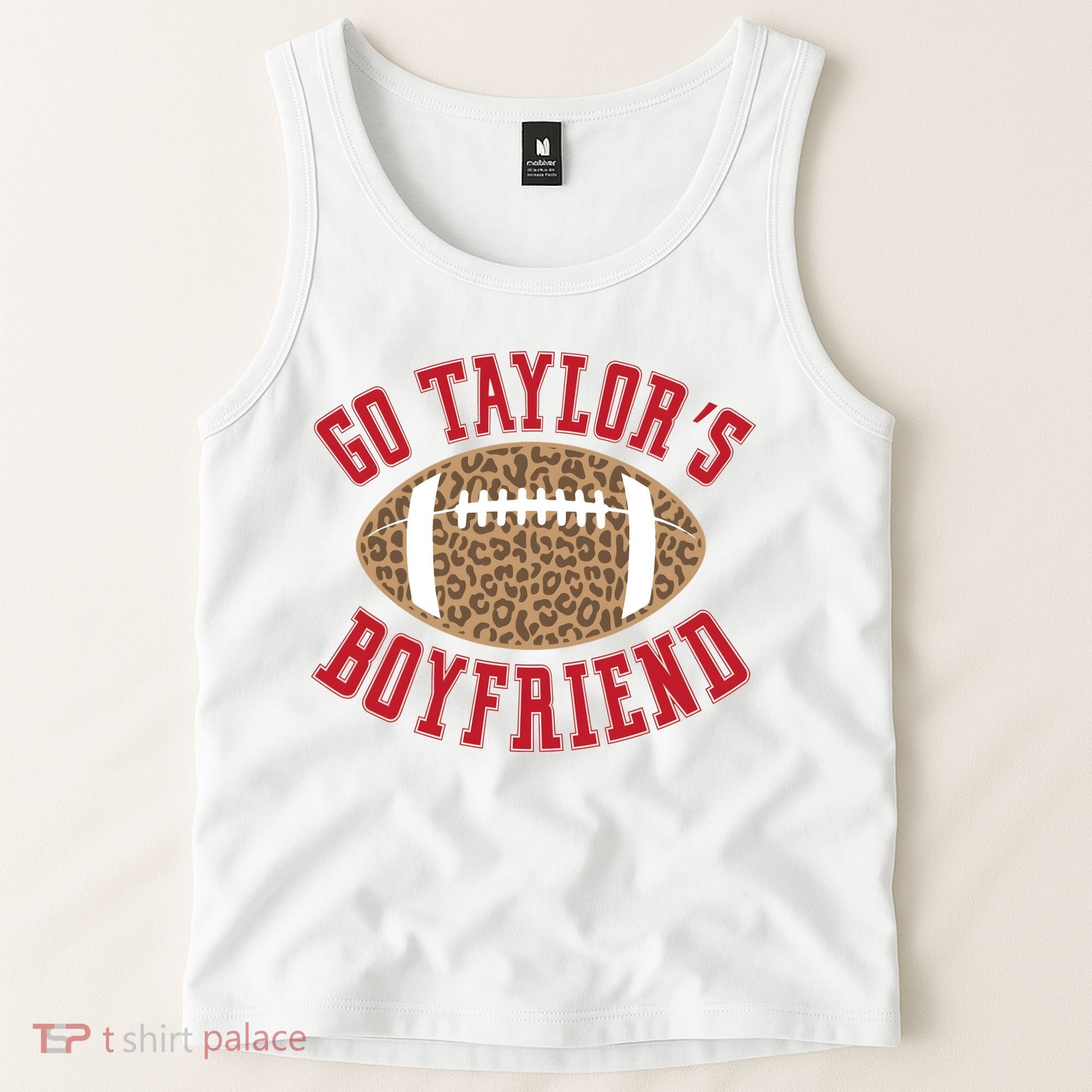 Go TS Boyfriend Funny Football Team Tank Top