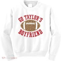 Go TS Boyfriend Funny Football Team Kids Sweatshirt thumb 0