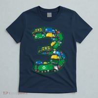 Garbage Truck Boy 3rd Birthday 3 Years Old Garbage Truck Boy T-Shirt thumb 5