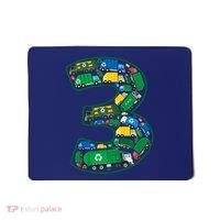 Garbage Truck Boy 3rd Birthday 3 Years Old Garbage Truck Boy Mousepad thumb 0