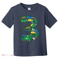 Garbage Truck Boy 3rd Birthday 3 Years Old Garbage Truck Boy Toddler T-Shirt thumb 0