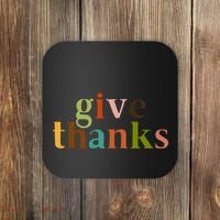 Give Thanks Be Thankful Thankgiving Coaster thumb 0
