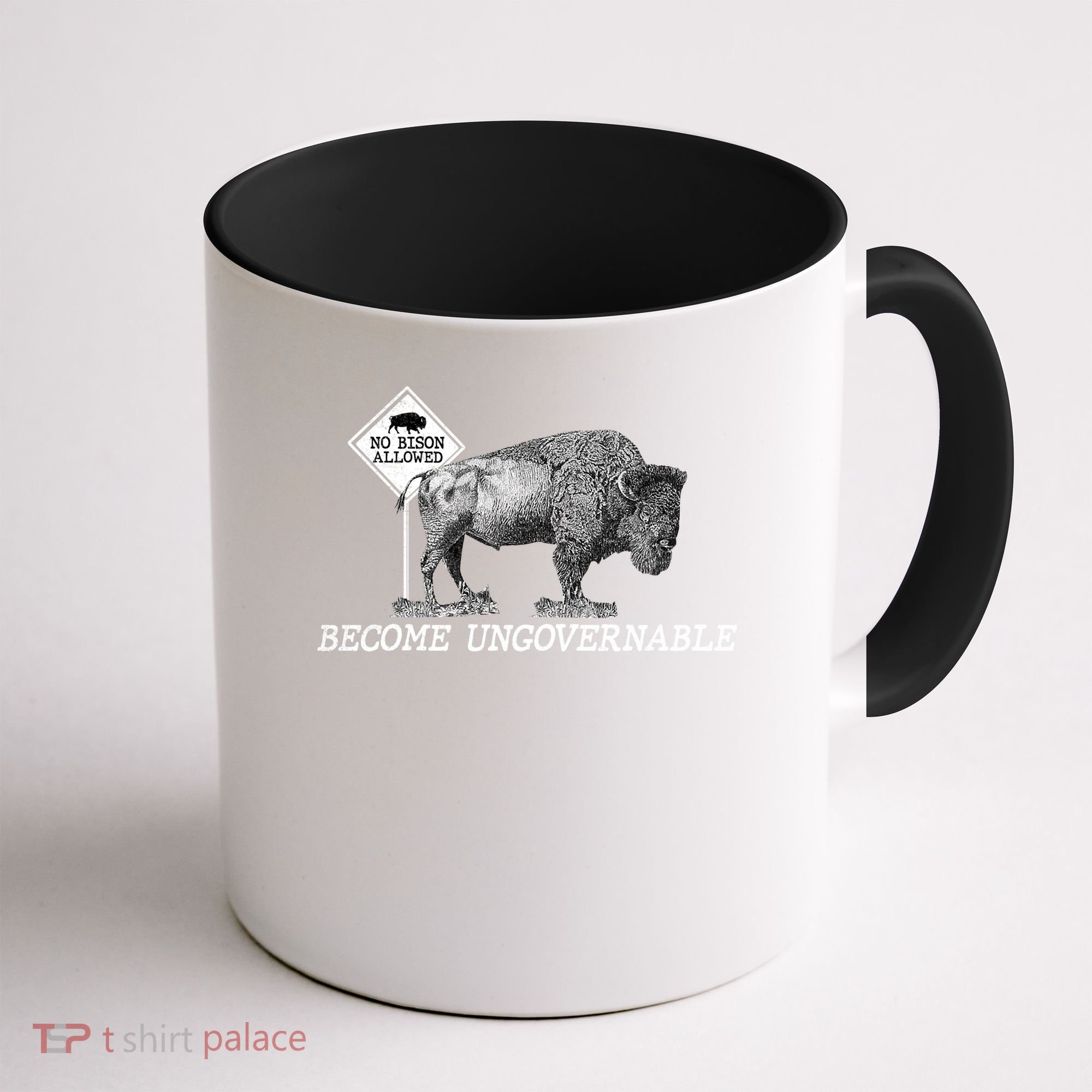 Garand Thumb Become UnGovernable Bison Coffee Mug