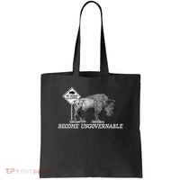 Garand Thumb Become UnGovernable Bison Tote Bag thumb 0