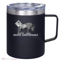 Garand Thumb Become UnGovernable Bison 12oz Stainless Steel Coffee Mug thumb 0