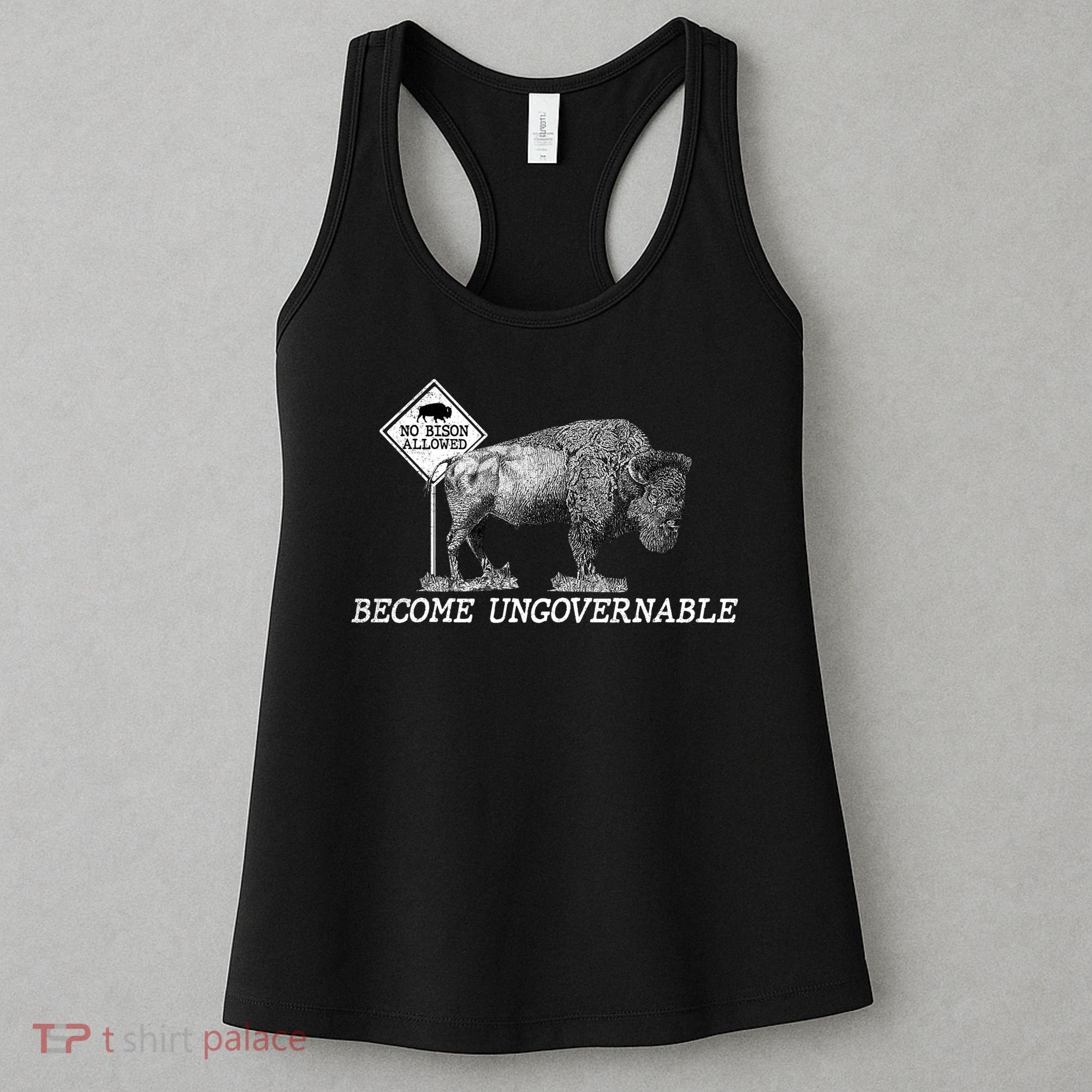 Garand Thumb Become UnGovernable Bison Women's Tank Top