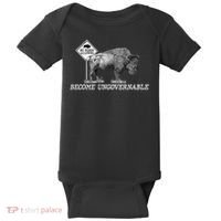 Garand Thumb Become UnGovernable Bison Baby Bodysuit thumb 0