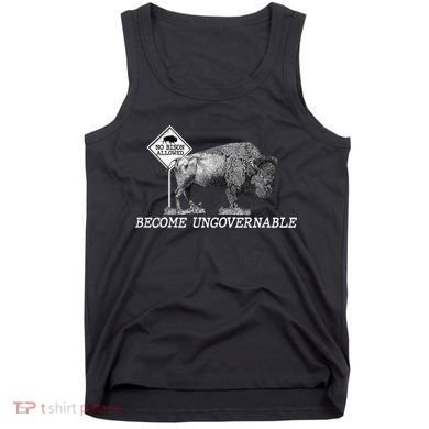 Garand Thumb Become UnGovernable Bison Tank Top