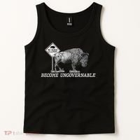Garand Thumb Become UnGovernable Bison Tank Top thumb 2