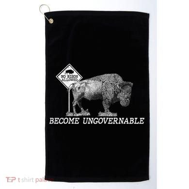 Garand Thumb Become UnGovernable Bison Golf Towel