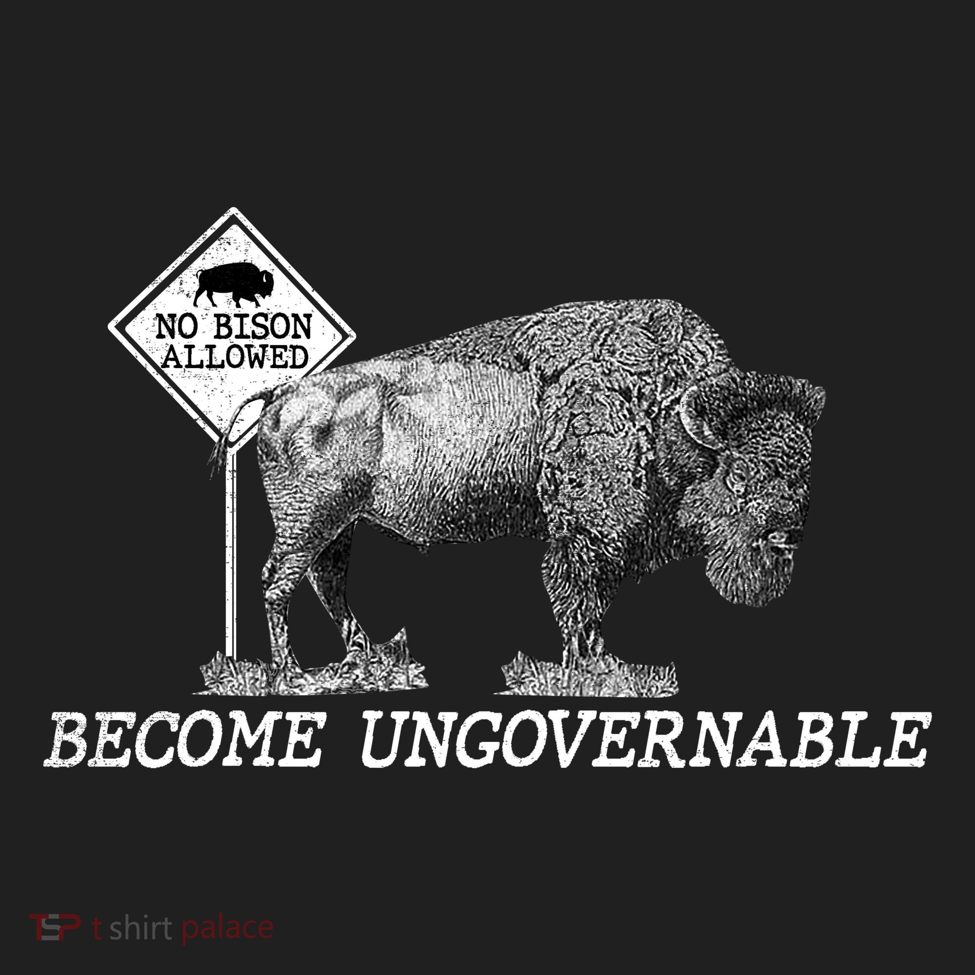 Garand Thumb Become UnGovernable Bison Golf Towel