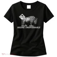 Garand Thumb Become UnGovernable Bison Women's T-Shirt thumb 0