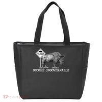 Garand Thumb Become UnGovernable Bison Tote Bag thumb 0