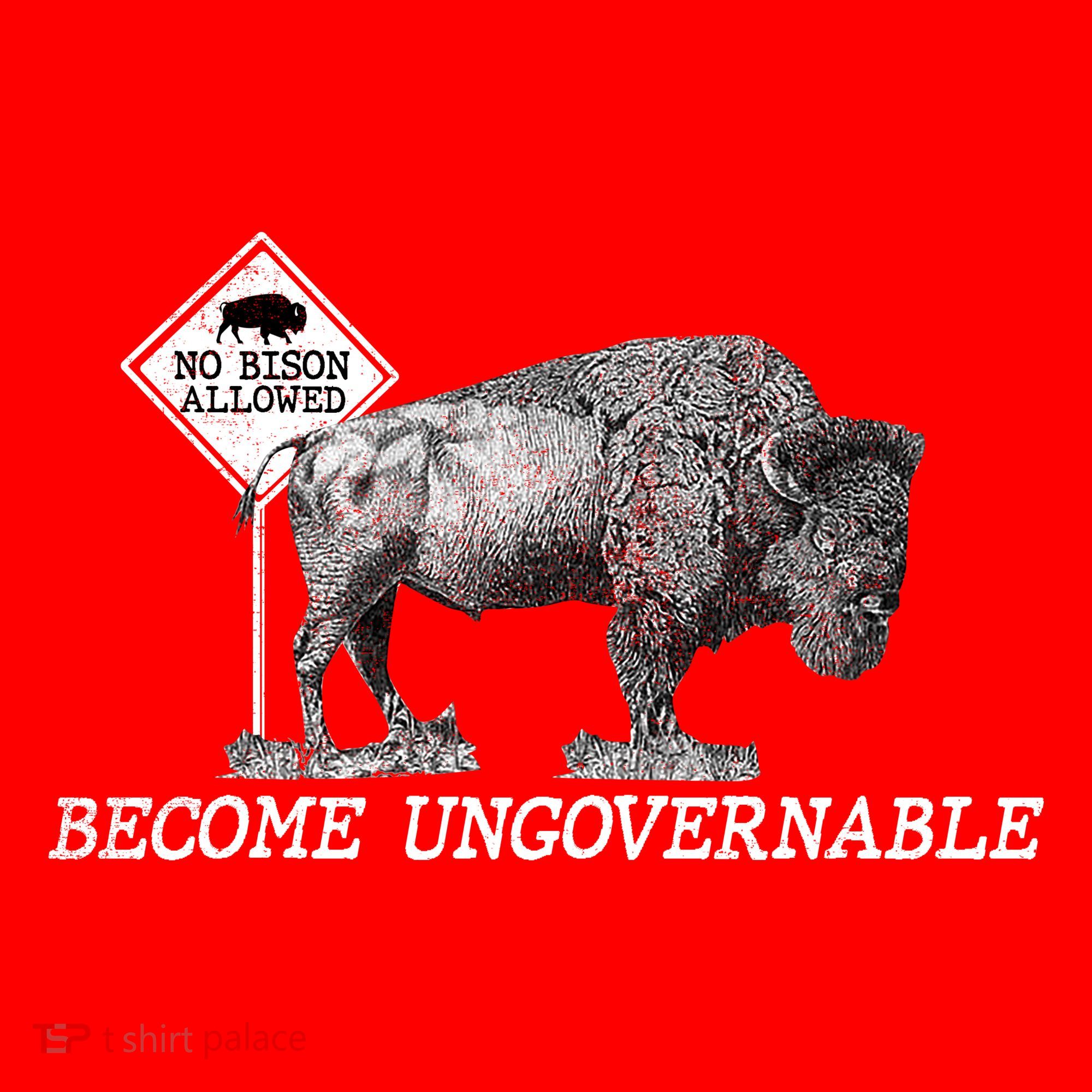 Garand Thumb Become UnGovernable Bison Santa Hat