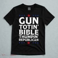 Gun Toting Bible Thumping Republican T-Shirt thumb 5
