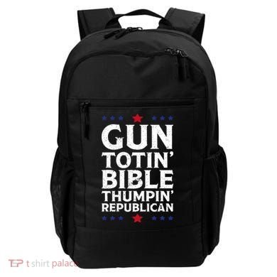 Gun Toting Bible Thumping Republican Backpack
