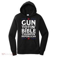 Gun Toting Bible Thumping Republican Women's Hoodie thumb 0