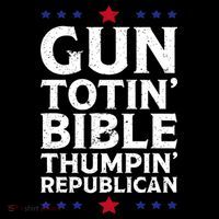 Gun Toting Bible Thumping Republican Women's Hoodie thumb 2