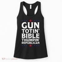 Gun Toting Bible Thumping Republican Women's Tank Top thumb 0