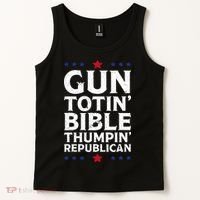 Gun Toting Bible Thumping Republican Tank Top thumb 2