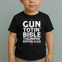 Gun Toting Bible Thumping Republican Toddler T-Shirt thumb 2