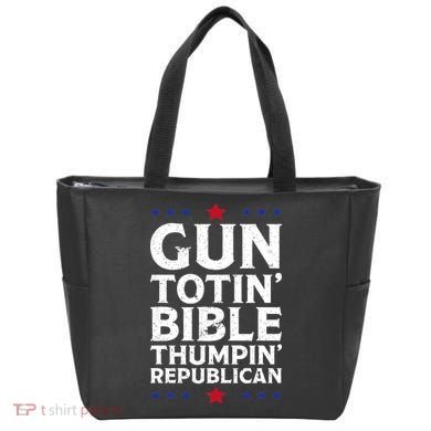 Gun Toting Bible Thumping Republican Tote Bag