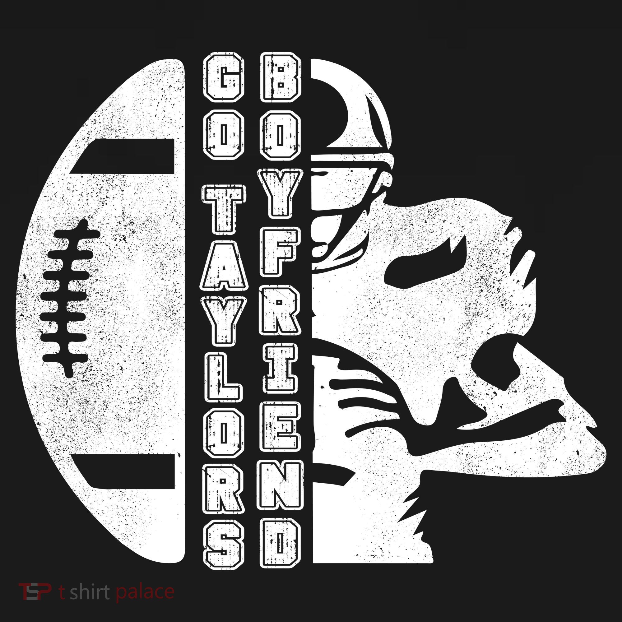 Go Taylors Boyfriend Funny Football Mousepad