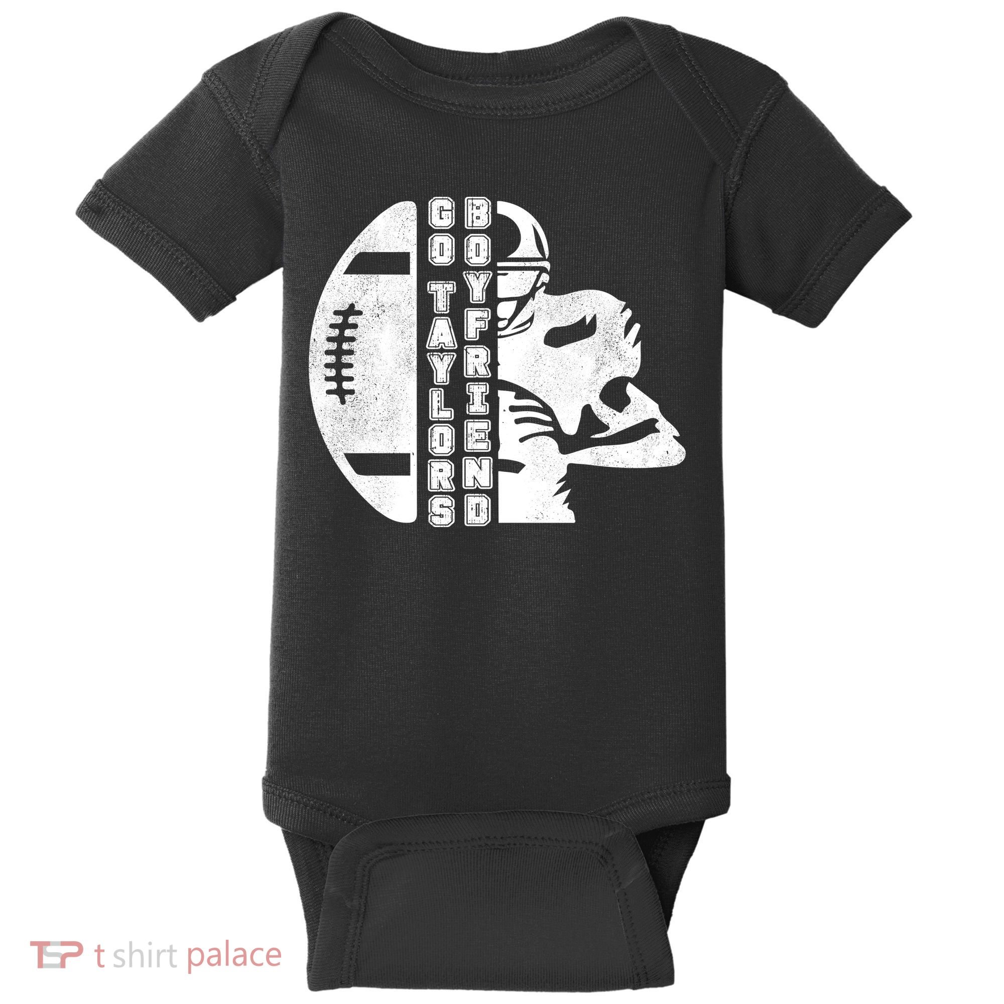 Go Taylors Boyfriend Funny Football Baby Bodysuit