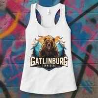 Gatlinburg Tennessee Bear Mountain Adventure Women's Tank Top thumb 3
