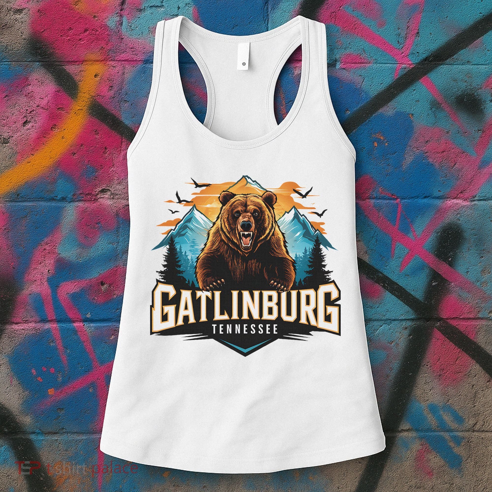 Gatlinburg Tennessee Bear Mountain Adventure Women's Tank Top