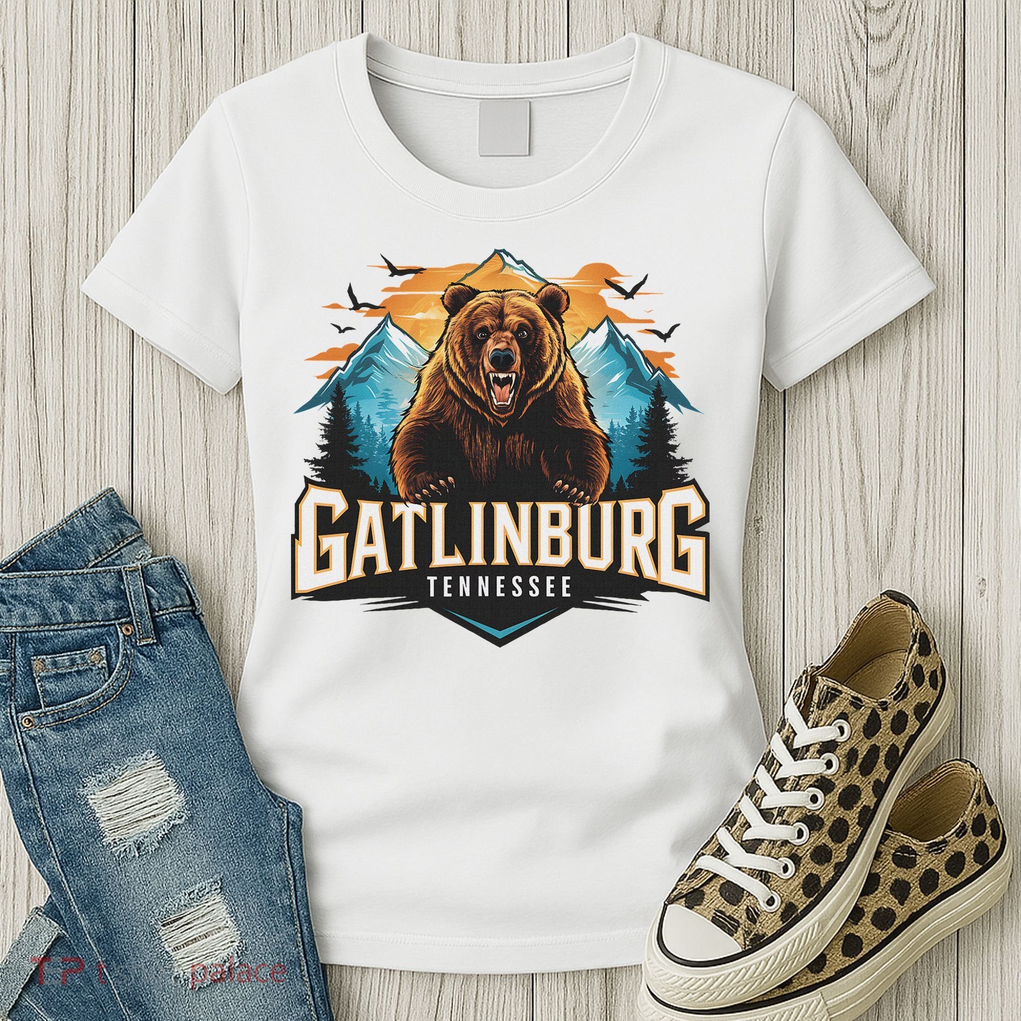 Gatlinburg Tennessee Bear Mountain Adventure Women's T-Shirt