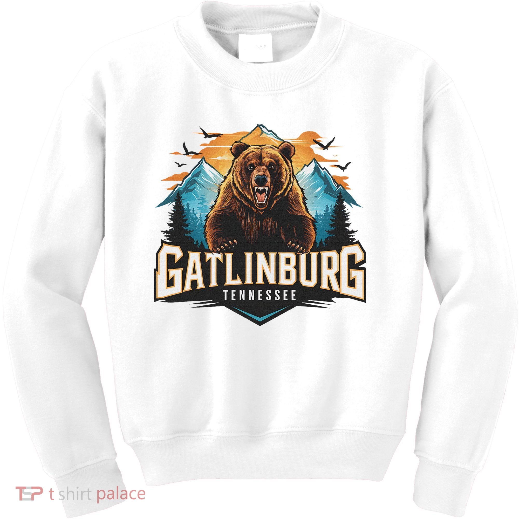 Gatlinburg Tennessee Bear Mountain Adventure Kids Sweatshirt