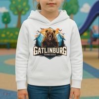 Gatlinburg Tennessee Bear Mountain Adventure Kids Hoodie thumb 3