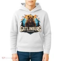 Gatlinburg Tennessee Bear Mountain Adventure Kids Hoodie thumb 4