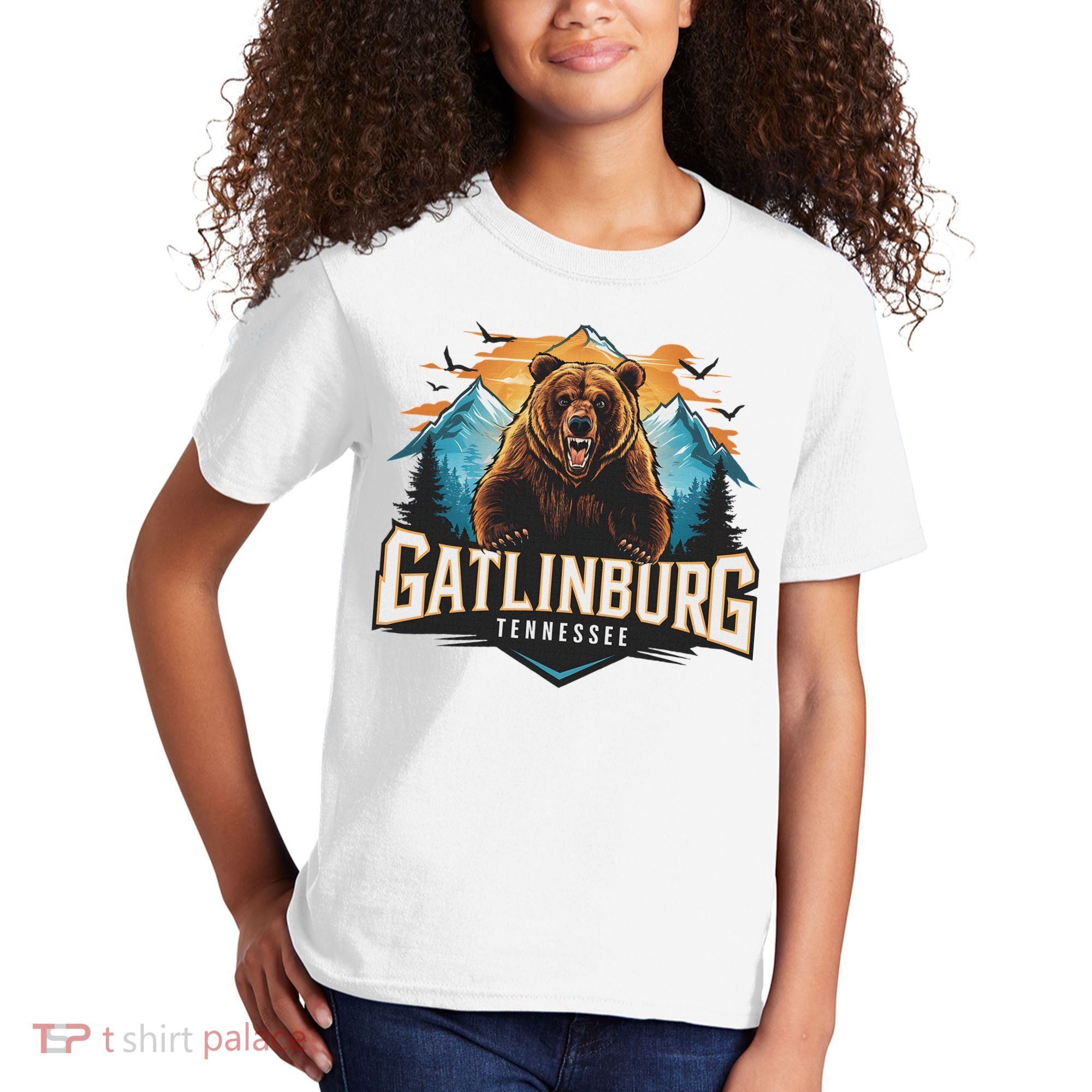 Gatlinburg Tennessee Bear Mountain Adventure Kids T-Shirt