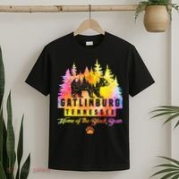 Gatlinburg Tennessee Bear Great Smoky Mountains Tie Dye T-Shirt thumb 2