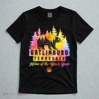 Gatlinburg Tennessee Bear Great Smoky Mountains Tie Dye T-Shirt thumb 5
